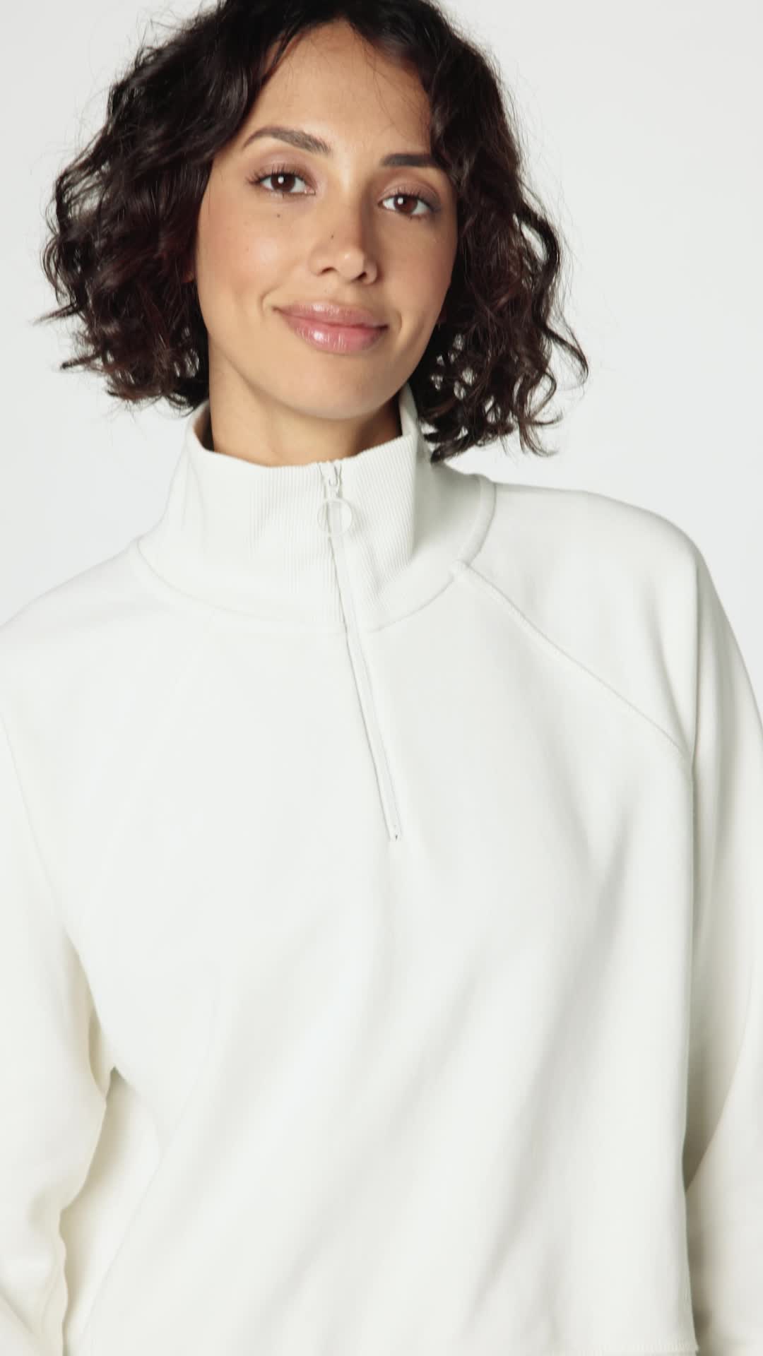 Sweaty Betty Women's Revive Lounge Ribbed Half Zip Pullover
